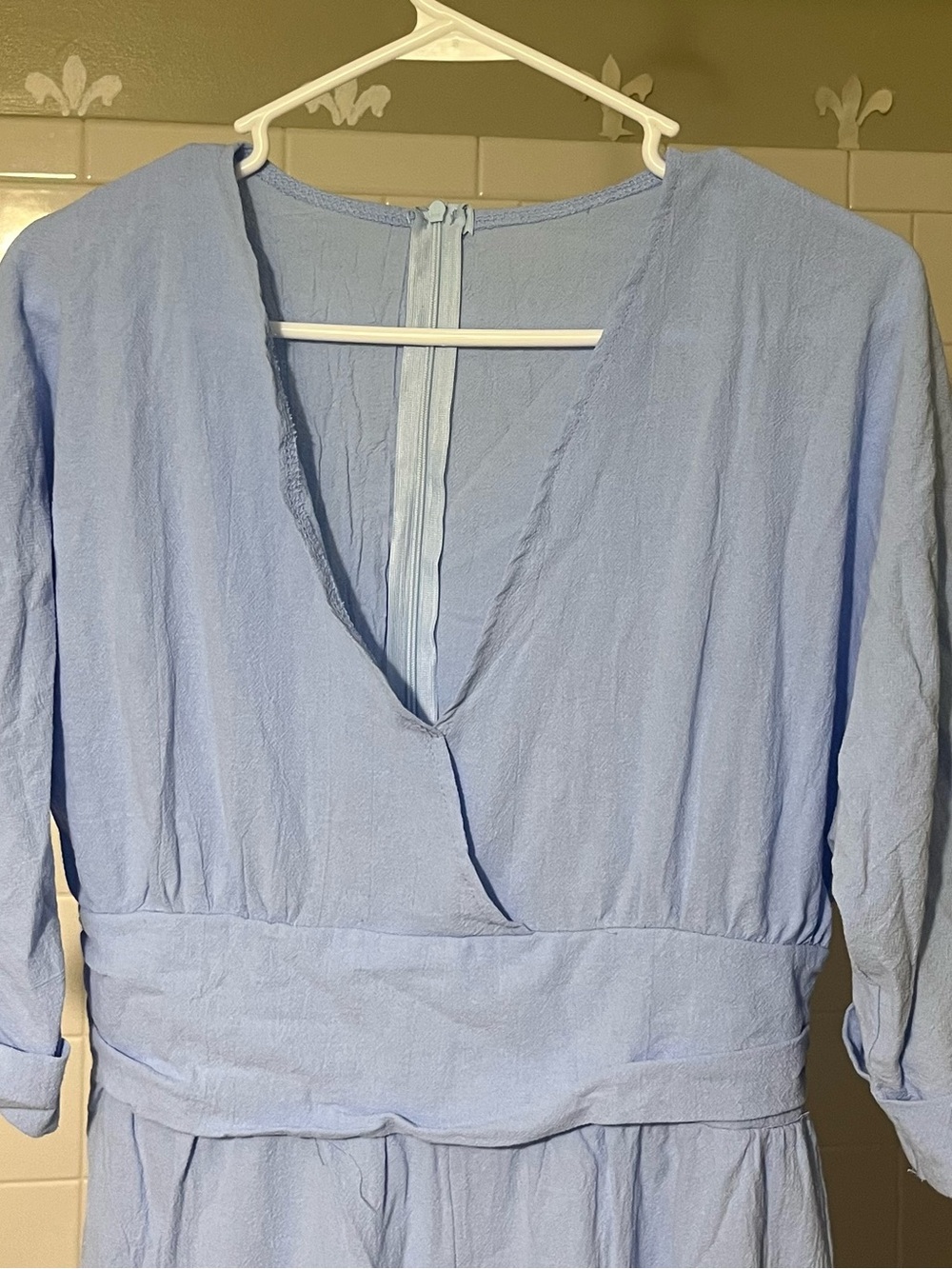 Light Blue Jumpsuit - Picture 5 of 13
